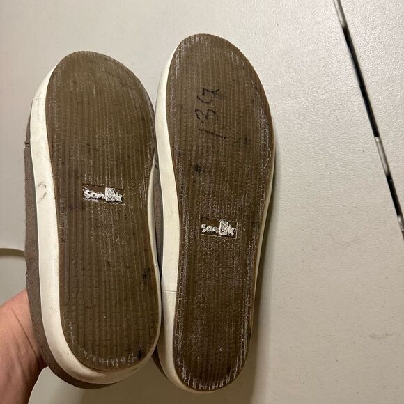 Sanuk tko men’s loafers 14 tan - Picture 6 of 7